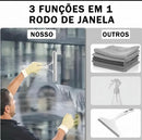 Rodo 3 em 1 limpa vidros