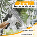 Rodo 3 em 1 limpa vidros