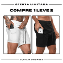 kit 2 Bermudas Academia Masculinas ProFit [COMPRE 1 LEVE 2]
