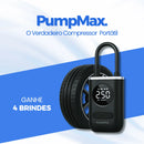Compressor de Ar Portátil PumpMax + 4 BRINDES EXCLUSIVOS + FRETE GRÁTIS