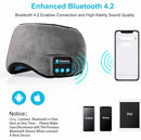 Máscara para os olhos, máscara de sono, fones de ouvido Bluetooth confortáveis