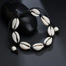 Bracelete Boêmio com Conchas Naturais