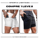 kit 2 Bermudas Academia Masculinas ProFit [COMPRE 1 LEVE 2]
