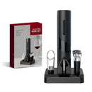 Kit Abridor de Vinho Elétrico - Edição Black Limitada